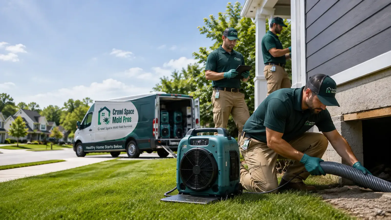 Crawl Space Mold Removal in Redwood Falls, MN